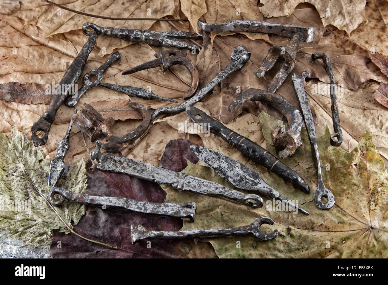 keys, locks and lugs early medieval period Stock Photo Alamy