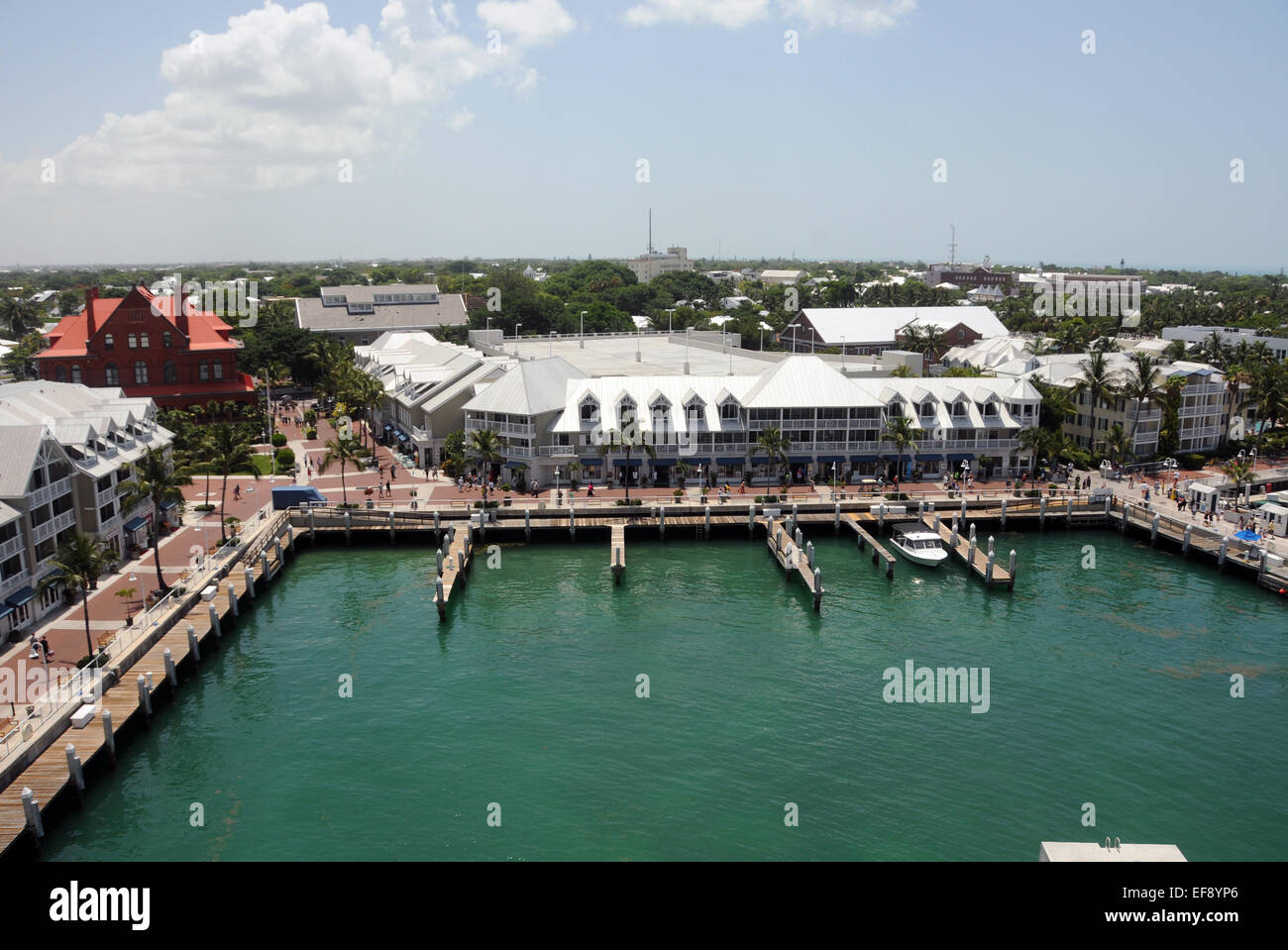 Scenic view of the port in Key West, Florida Stock Photo Alamy