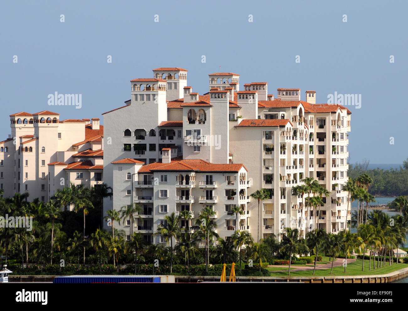 Luxury waterfront real estate in Miami, Florida Stock Photo Alamy