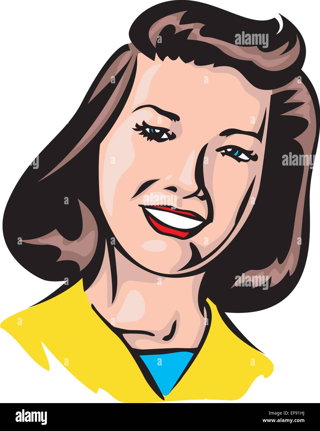 Portrait of a woman Stock Vector Image & Art - Alamy