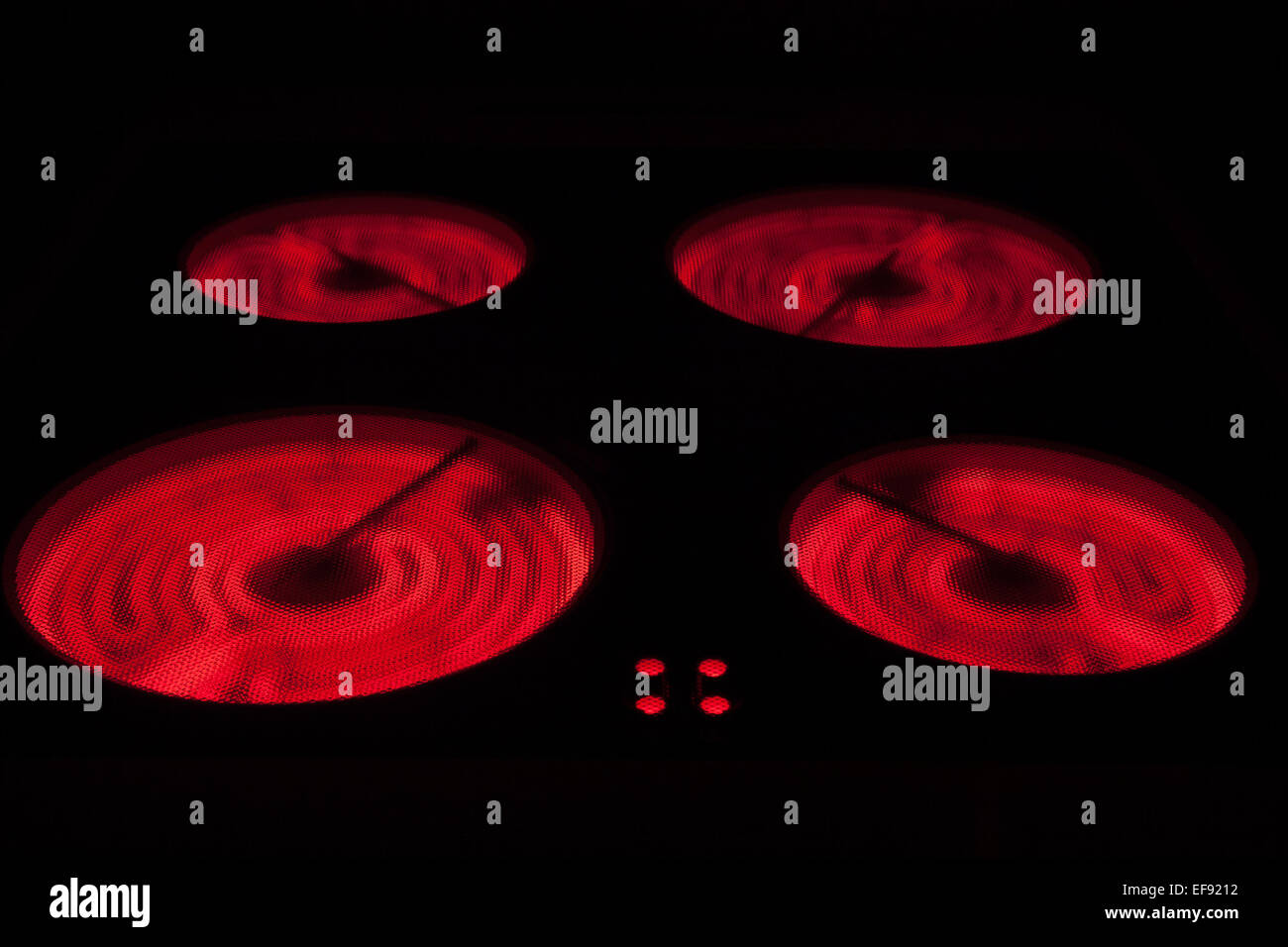 Ceramic Stove Top Stock Photo Alamy