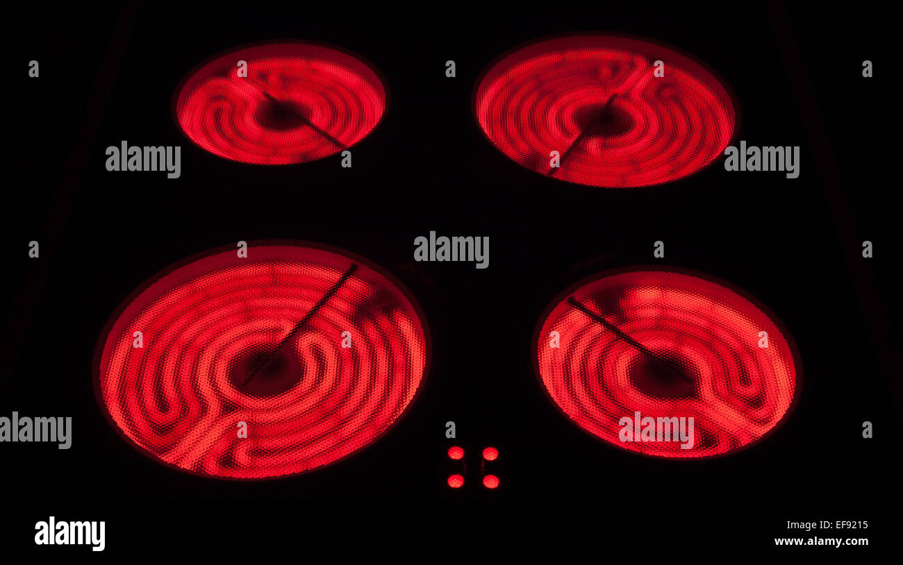Ceramic Stove Top Stock Photo Alamy