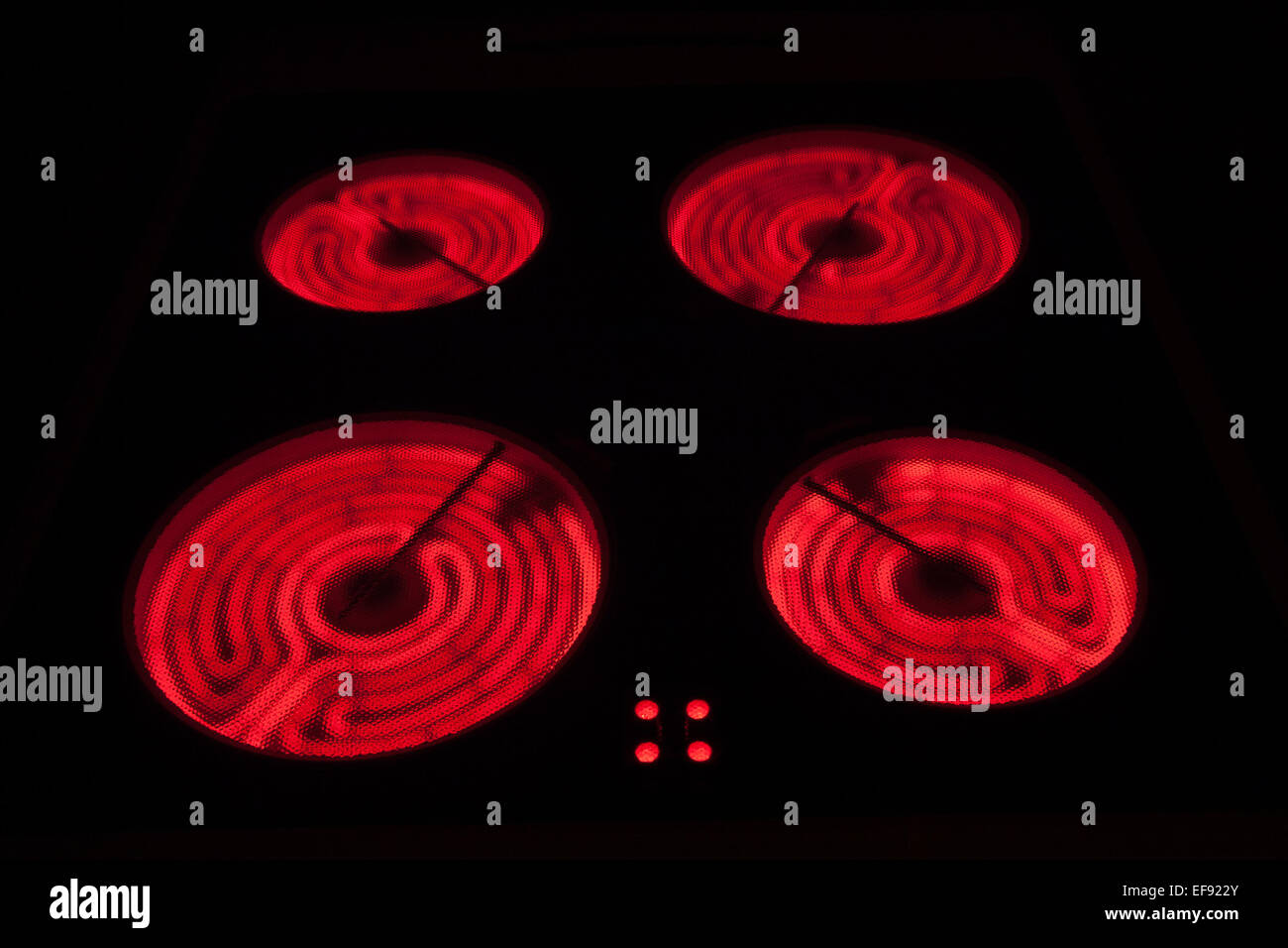 Ceramic Stove Top Stock Photo Alamy