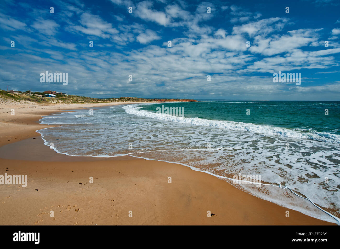 Port Noarlunga Beach south of Adelaide. Stock Photo