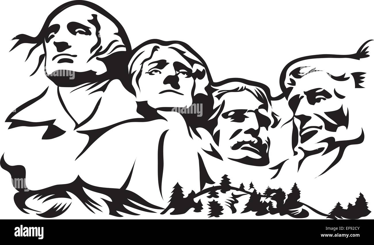 Mount Rushmore Clipart