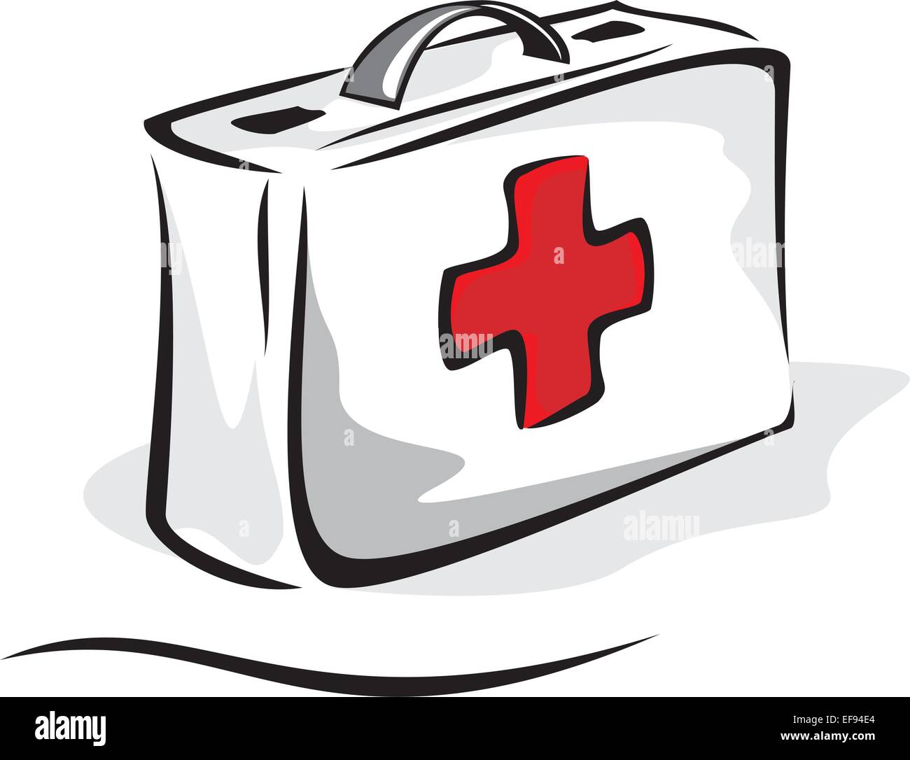 First-Aid Kid Stock Vector