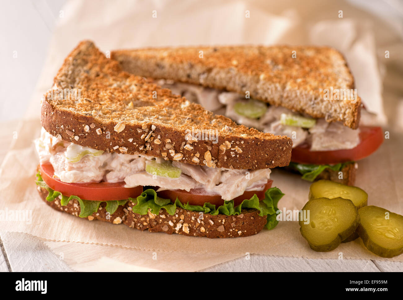 Tuna sandwich tomato hires stock photography and images Alamy