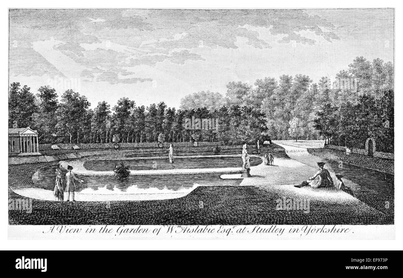 Copper engraving 1776 Landscape Beauties England Most Elegant