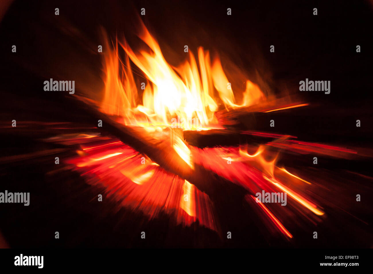 Bonfire at night Stock Photo - Alamy
