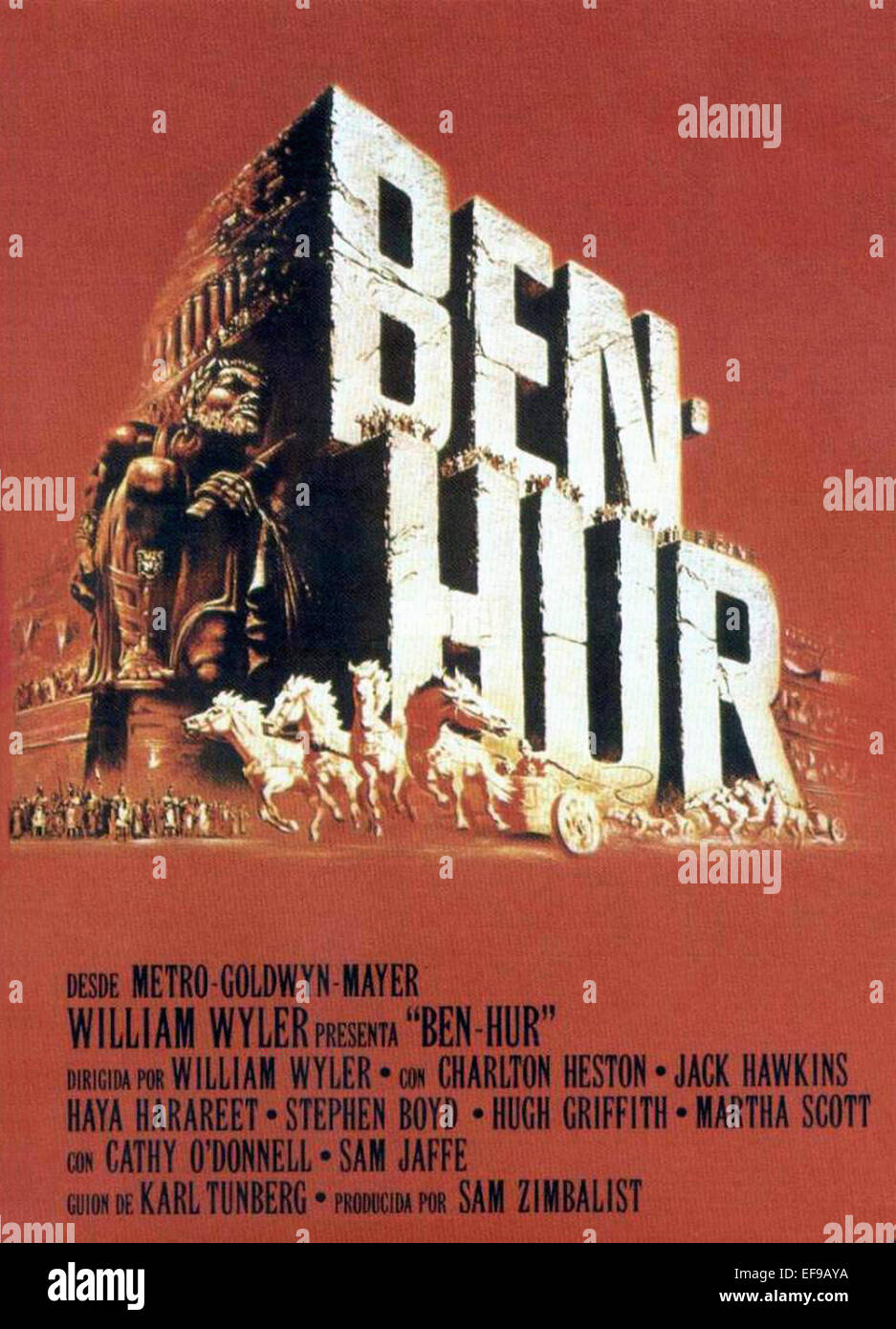 Ben Hur - 1959 - Movie Poster Stock Photo