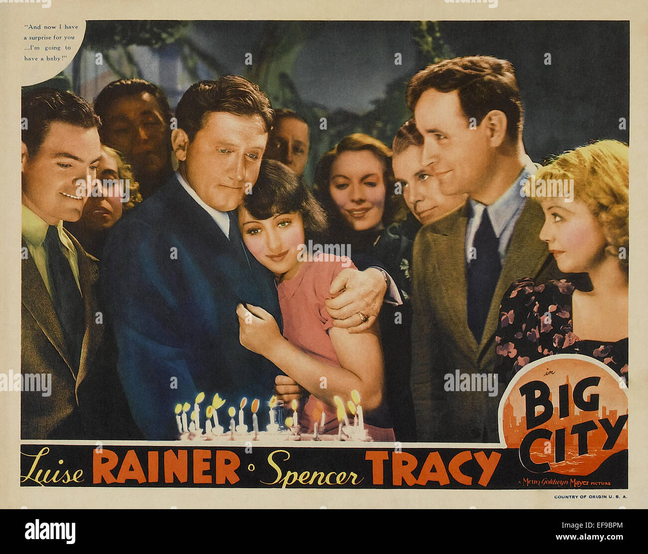 Big City - Movie Poster Stock Photo