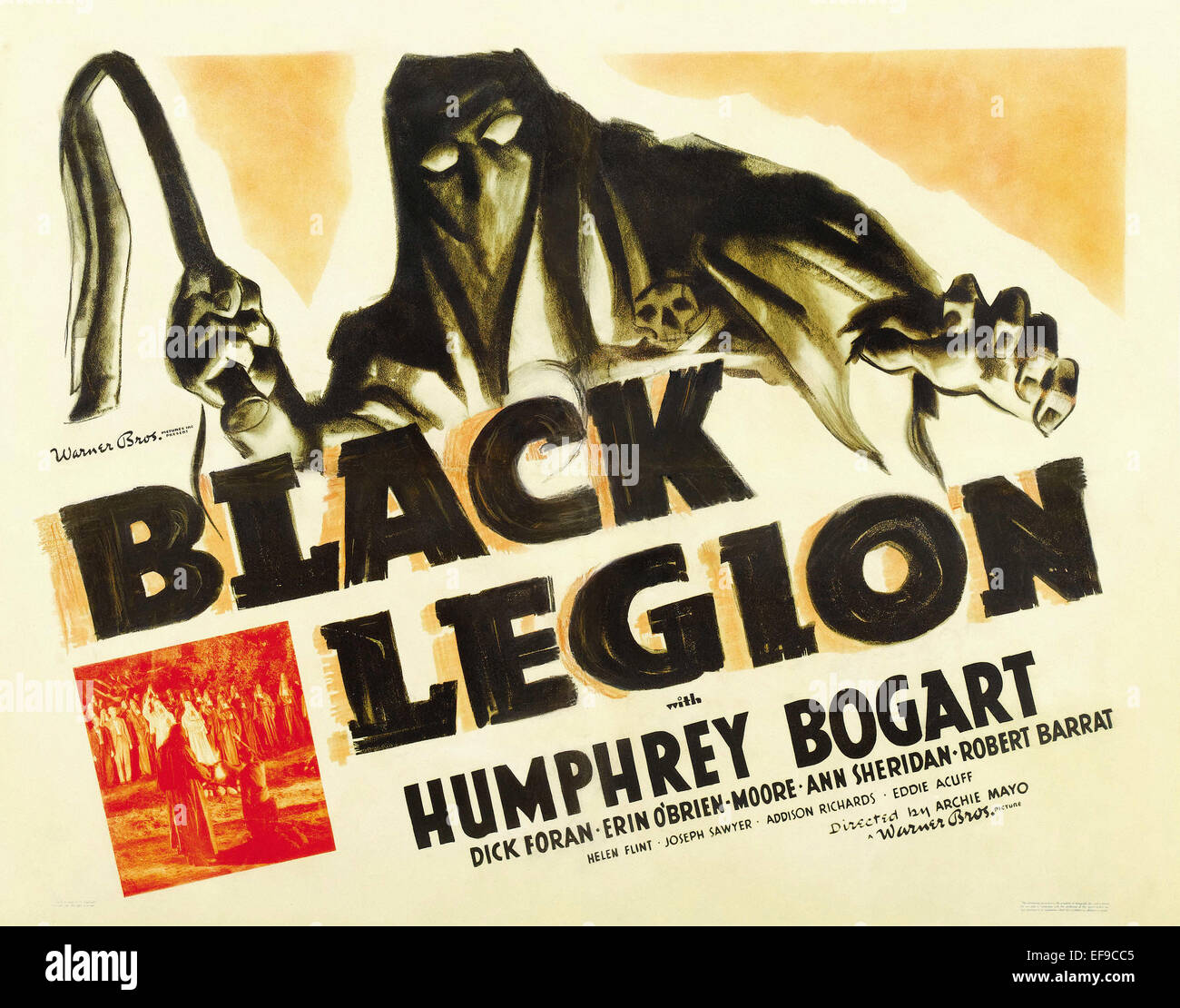 The Black Legion  - Movie Poster Stock Photo