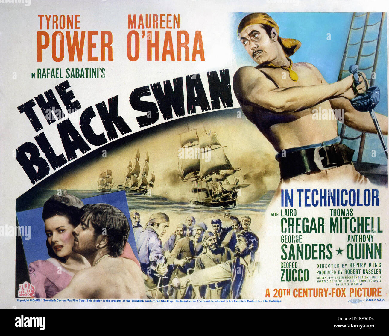 The Black Swan - Movie Poster Stock Photo - Alamy