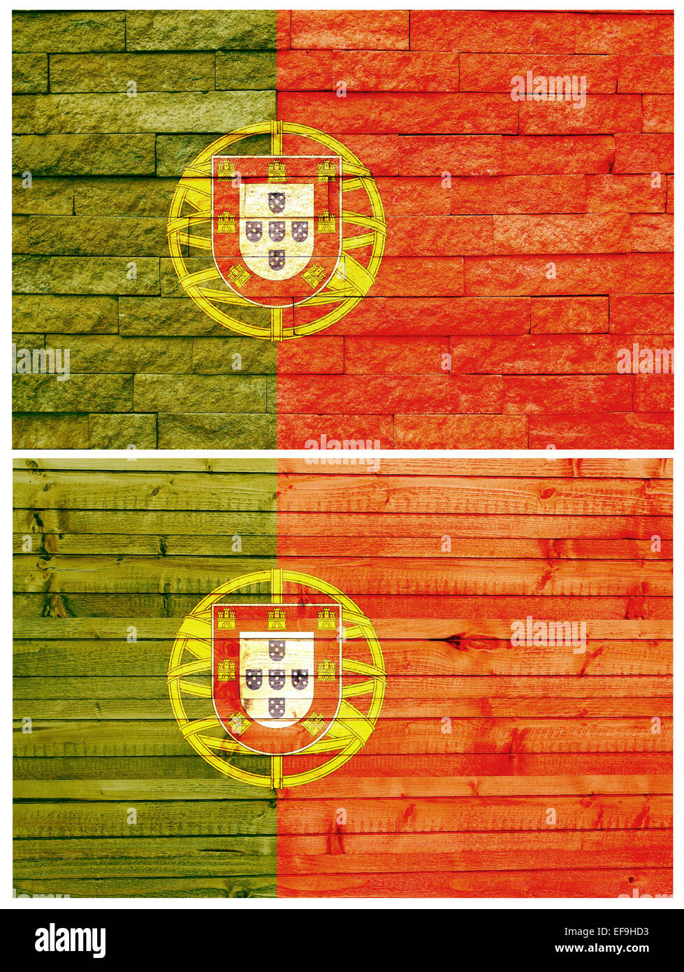 Vintage wall flag of Portugal Stock Photo - Alamy