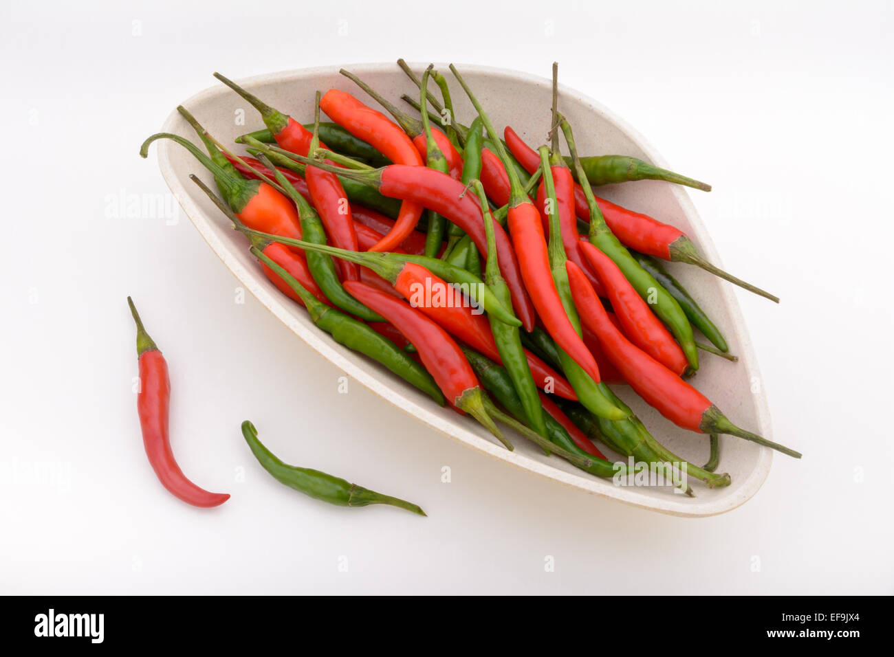 Red and Green Chili Peppers Stock Photo - Alamy
