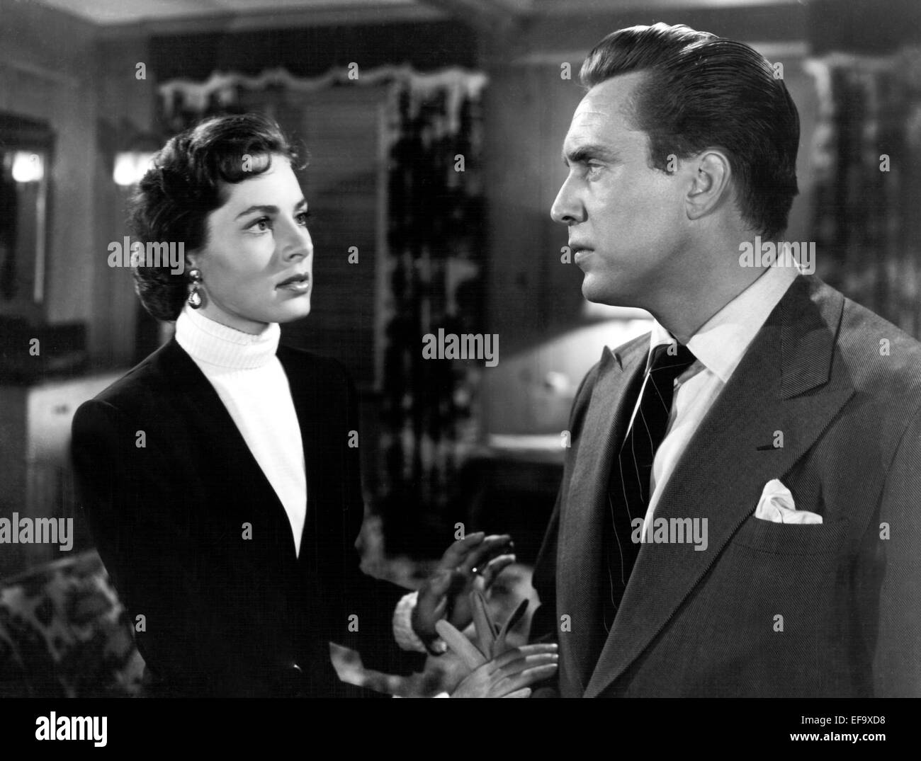 Viveca Lindfors, Edmond O'brien, Backfire, 1950 Stock Photo - Alamy