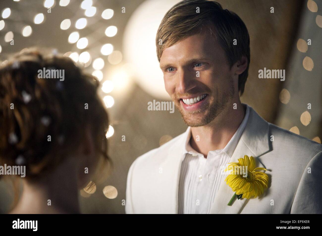 Alicia Witt Teddy Sears Backyard Wedding 2010 Stock Photo