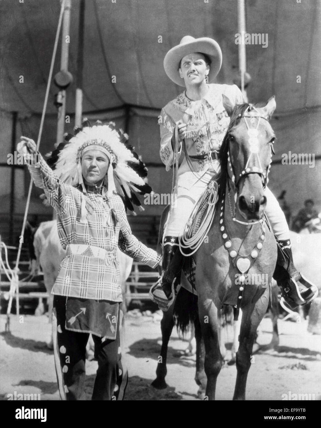 Annie oakley sitting bull Black and White Stock Photos & Images - Alamy