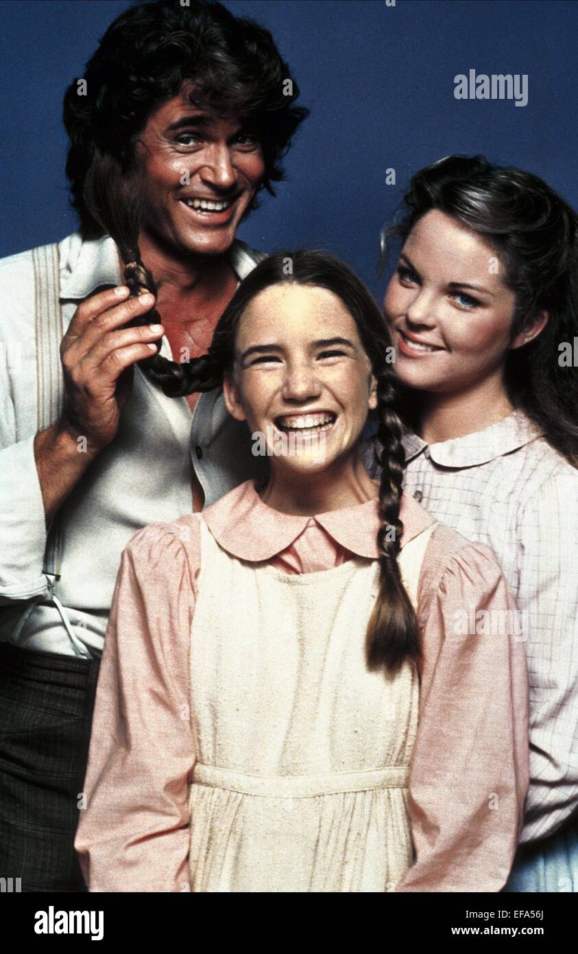 MELISSA GILBERT, MELISSA SUE ANDERSON, MICHAEL LANDON, LITTLE HOUSE Stock  Photo - Alamy