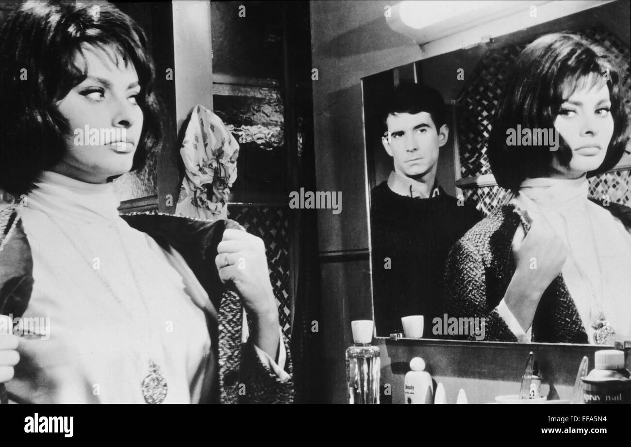 Anthony Perkins And Sophia Loren High Resolution Stock Photography and ...