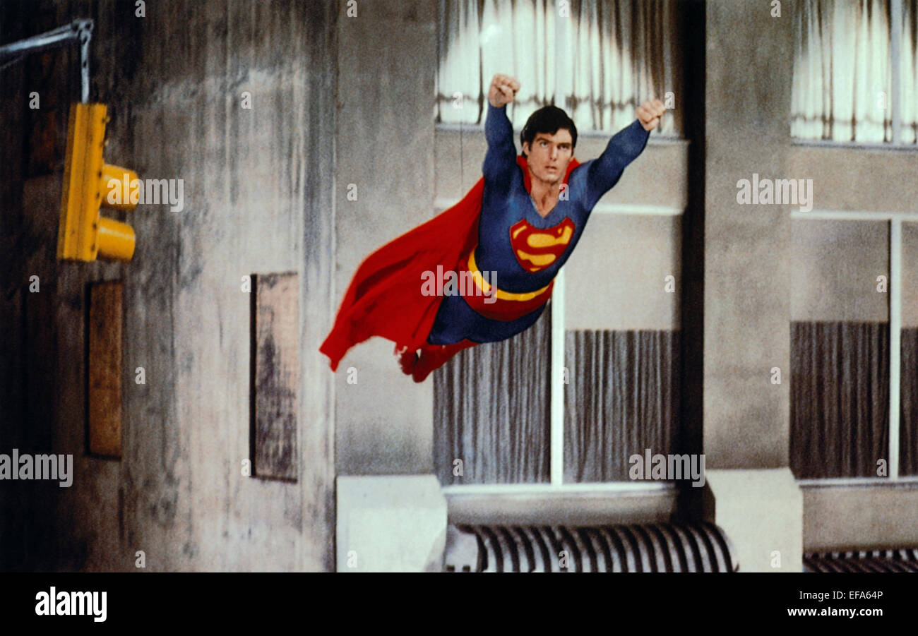 Christopher Reeve Superman 1978 Stock Photo Alamy