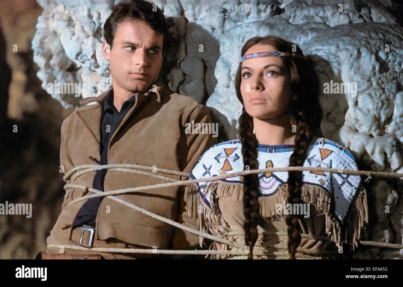 TERENCE HILL & KARIN DOR THE RED GENTLEMAN (1964 Stock Photo