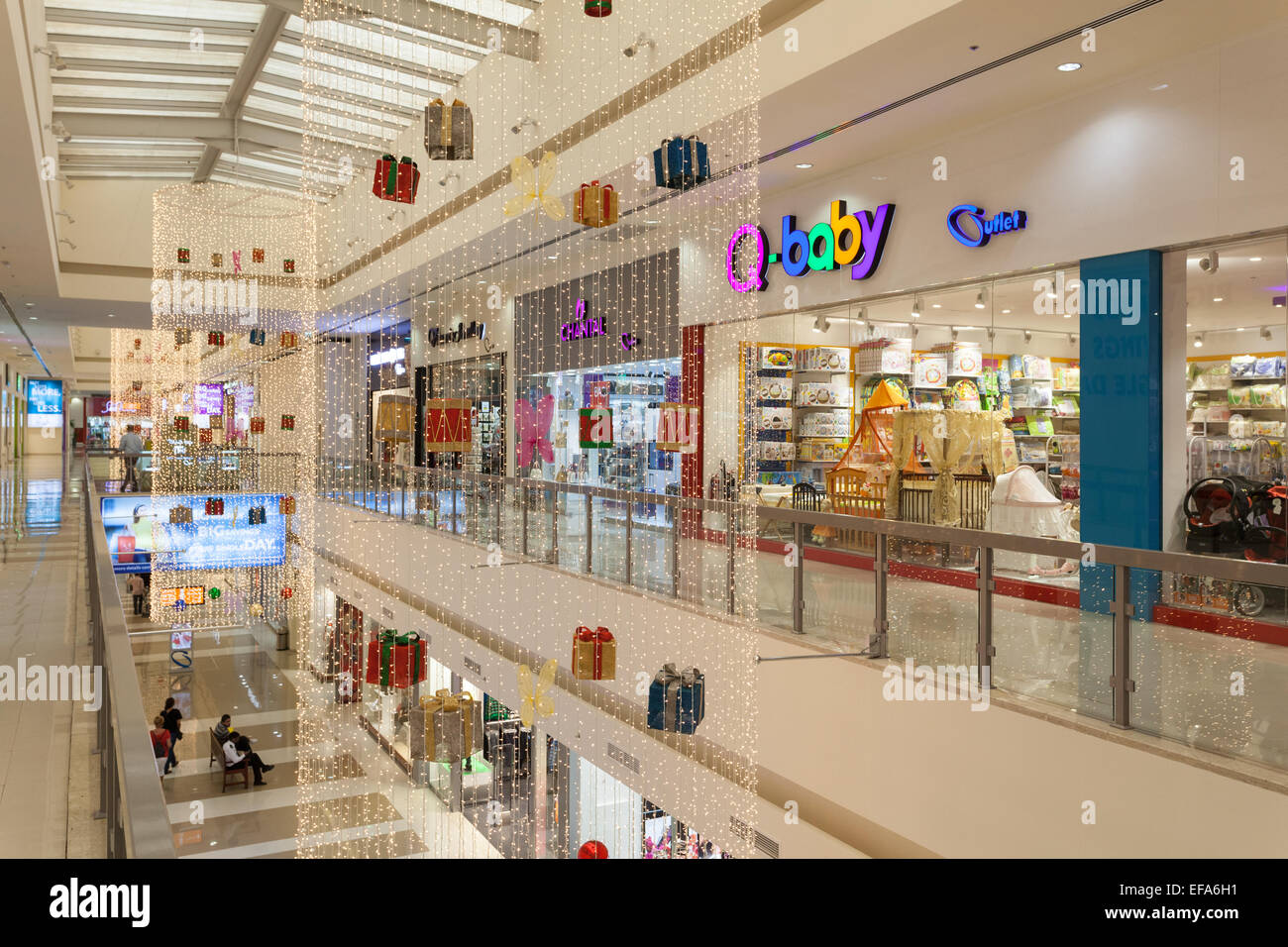 Interior of Dubai Outlet Mall. The shopping mall is part of Dubai Outlet  City in Dubai, UAE Stock Photo - Alamy