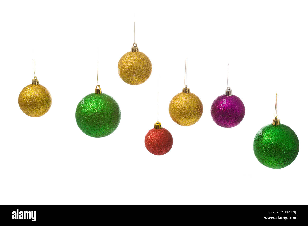 Group christmas baubles cut out hi-res stock photography and images - Alamy
