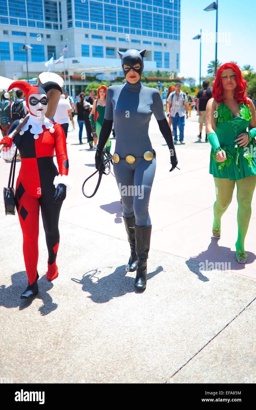San Diego Comic-Con International - Day 4 - Costume Contest  Featuring: Adrianne Curry Where: San Diego, California, United States When: 27 Jul 2014 Stock Photo