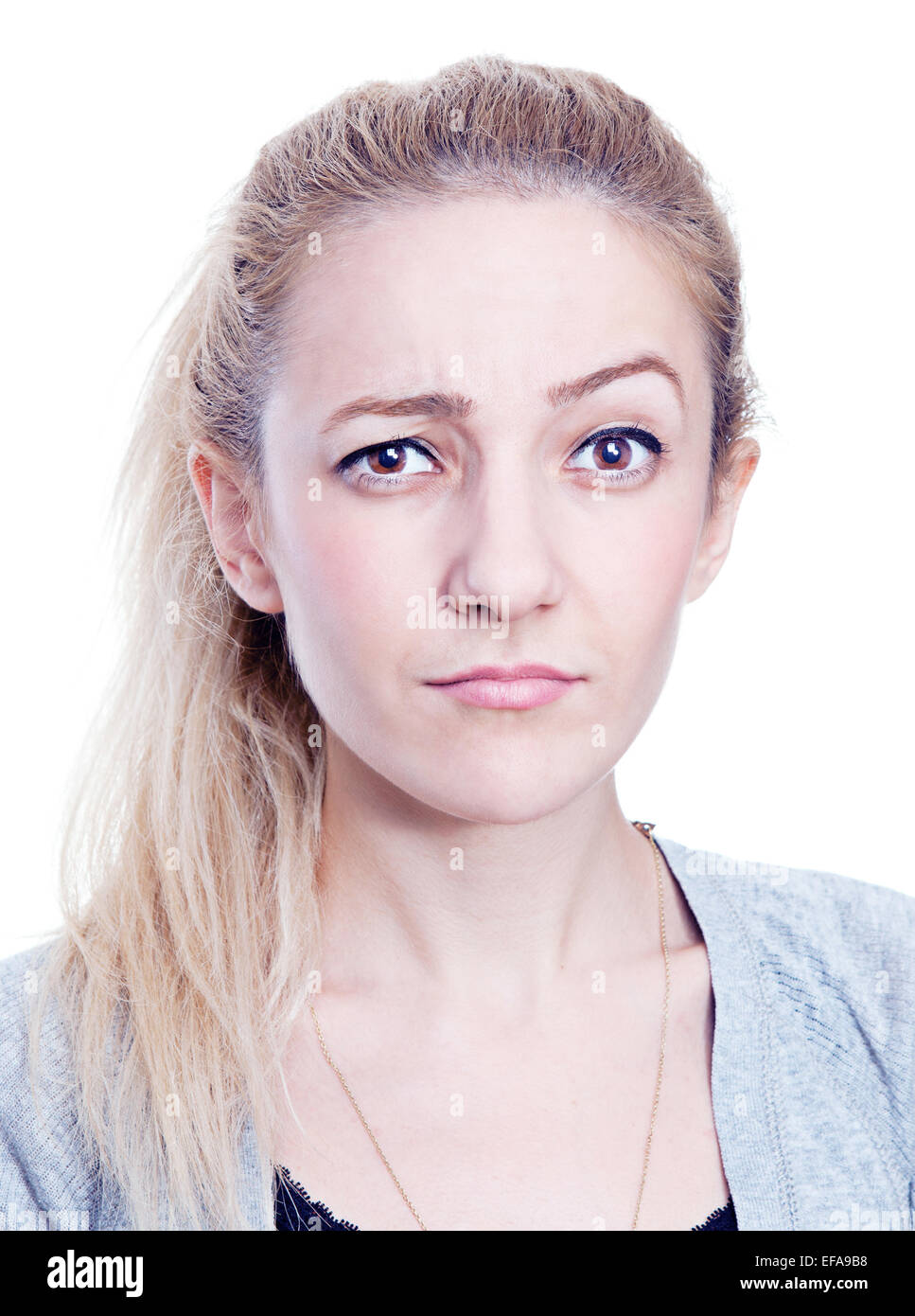 Raised eyebrows isolated hires stock photography and images Alamy