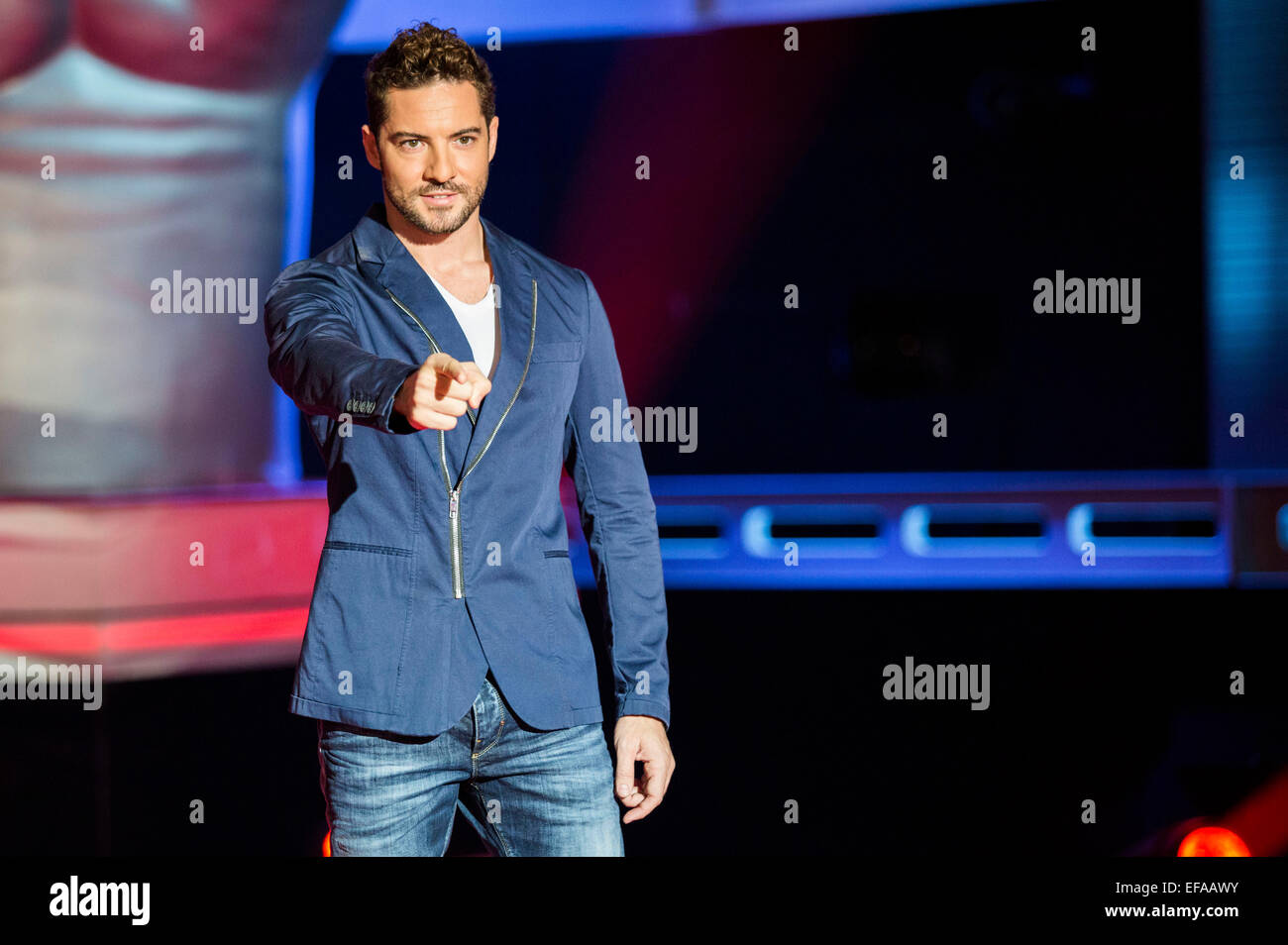 David Bisbal At A Photocall For The Telecinvo Casting Show La Voz Stock Photo Alamy