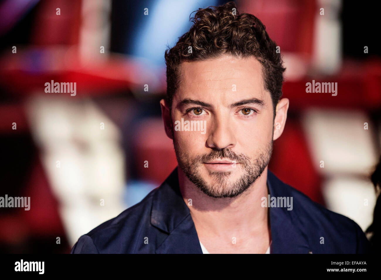 David Bisbal at a Photocall for the Telecinvo Casting Show 'La Voz Kids' at the Picasso Studios in Madrid, Spain. On January 29, 2015./picture alliance Stock Photo
