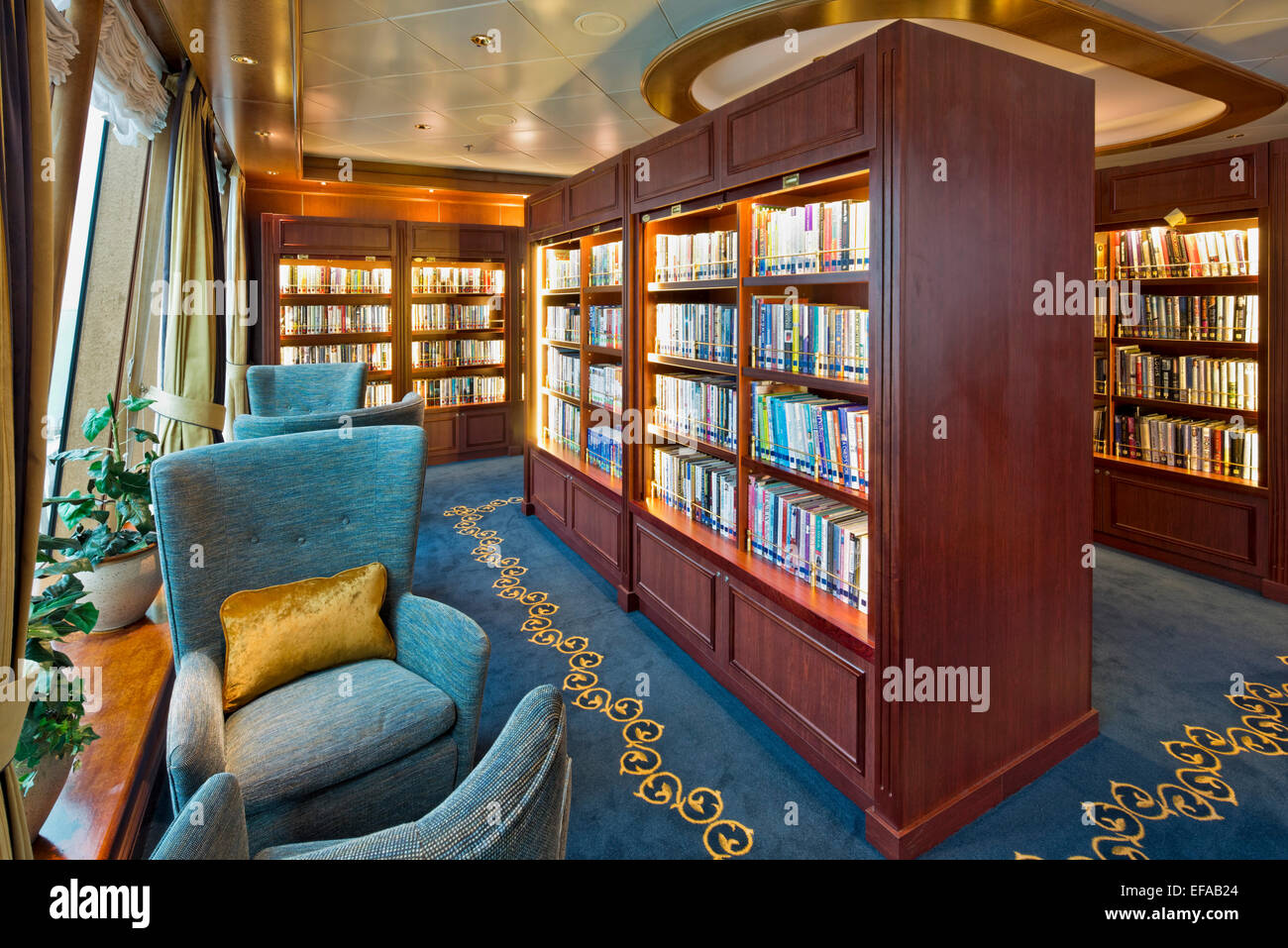 P&O Cruise Ship Interiors, Southampton, United Kingdom. Architect SMC