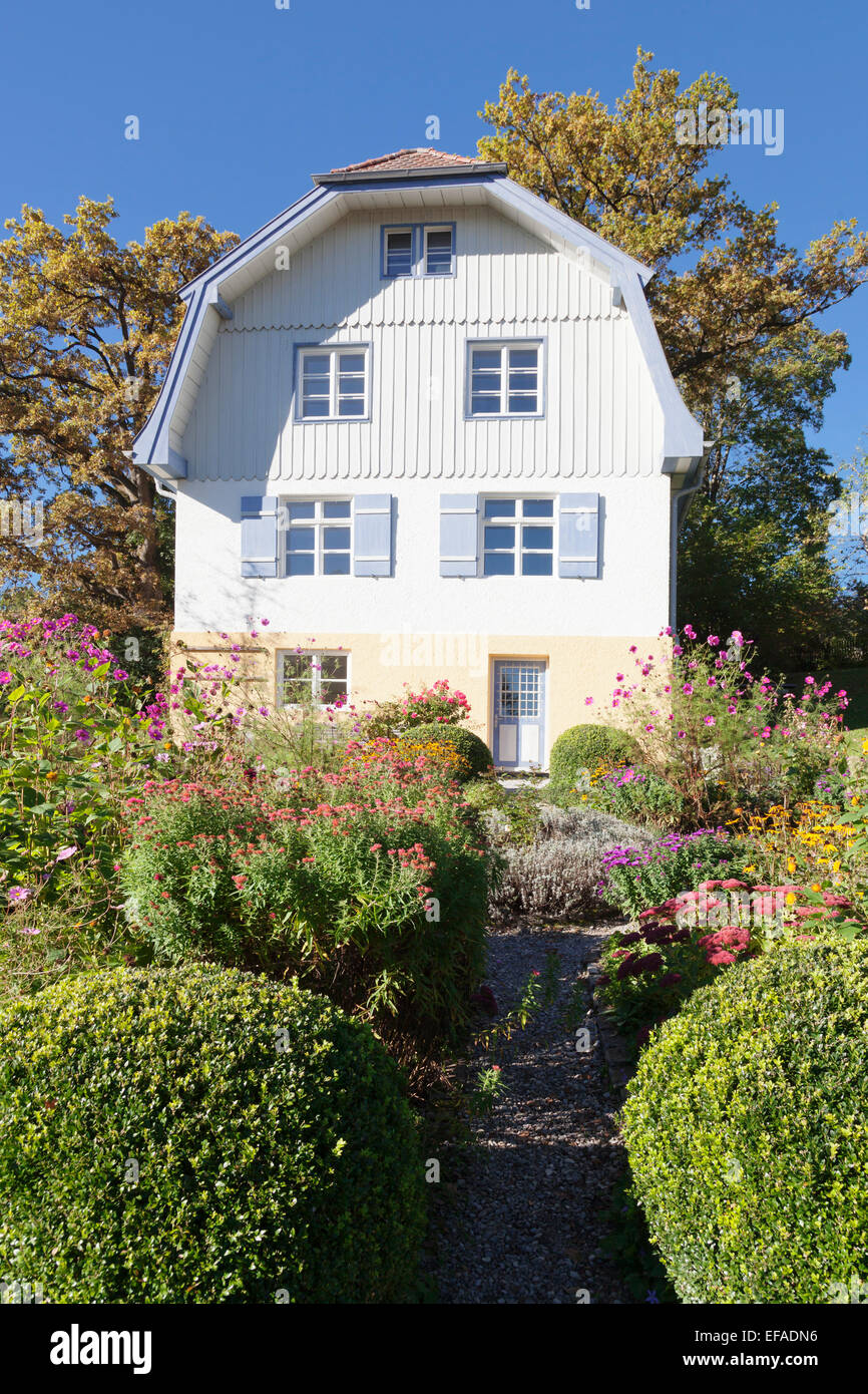Gabriele Münter House, Murnau, Upper Bavaria, Bavaria, Germany Stock