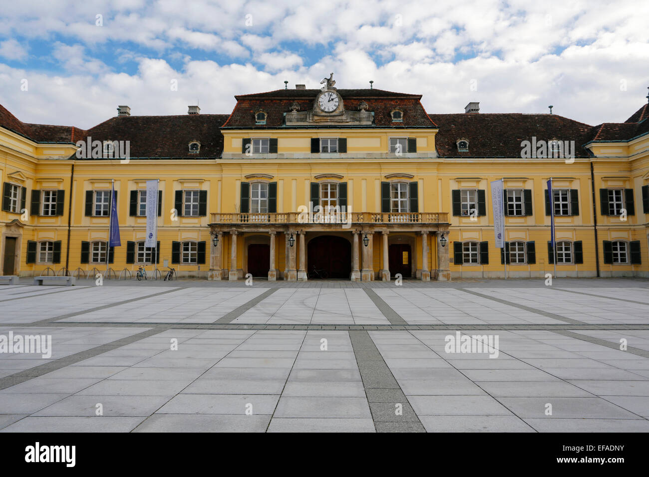Laxenburg Castle, or Blauer Hof, Blue Yard, seat of the IIASA Research Institute, near Vienna, Austria Stock Photo