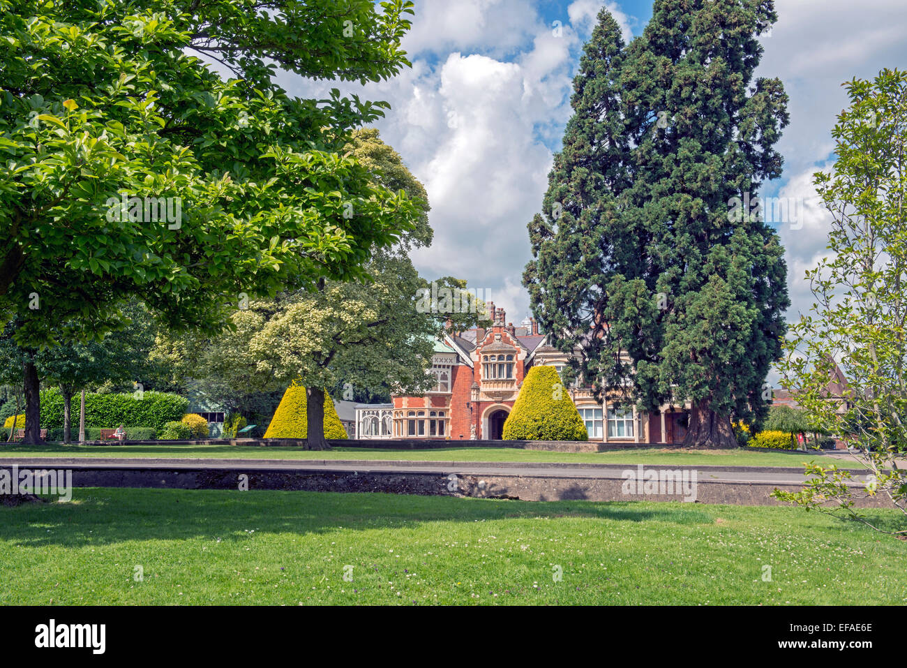 Bletchley Park near Milton Keynes Buckinghamshire, England Stock Photo