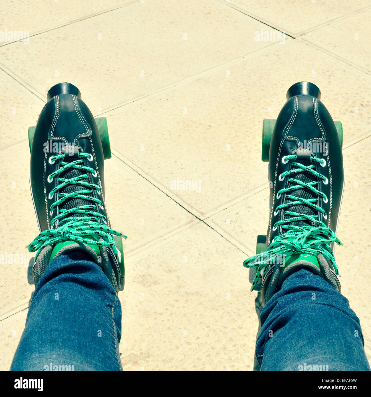 Roller skates hires stock photography and images Alamy