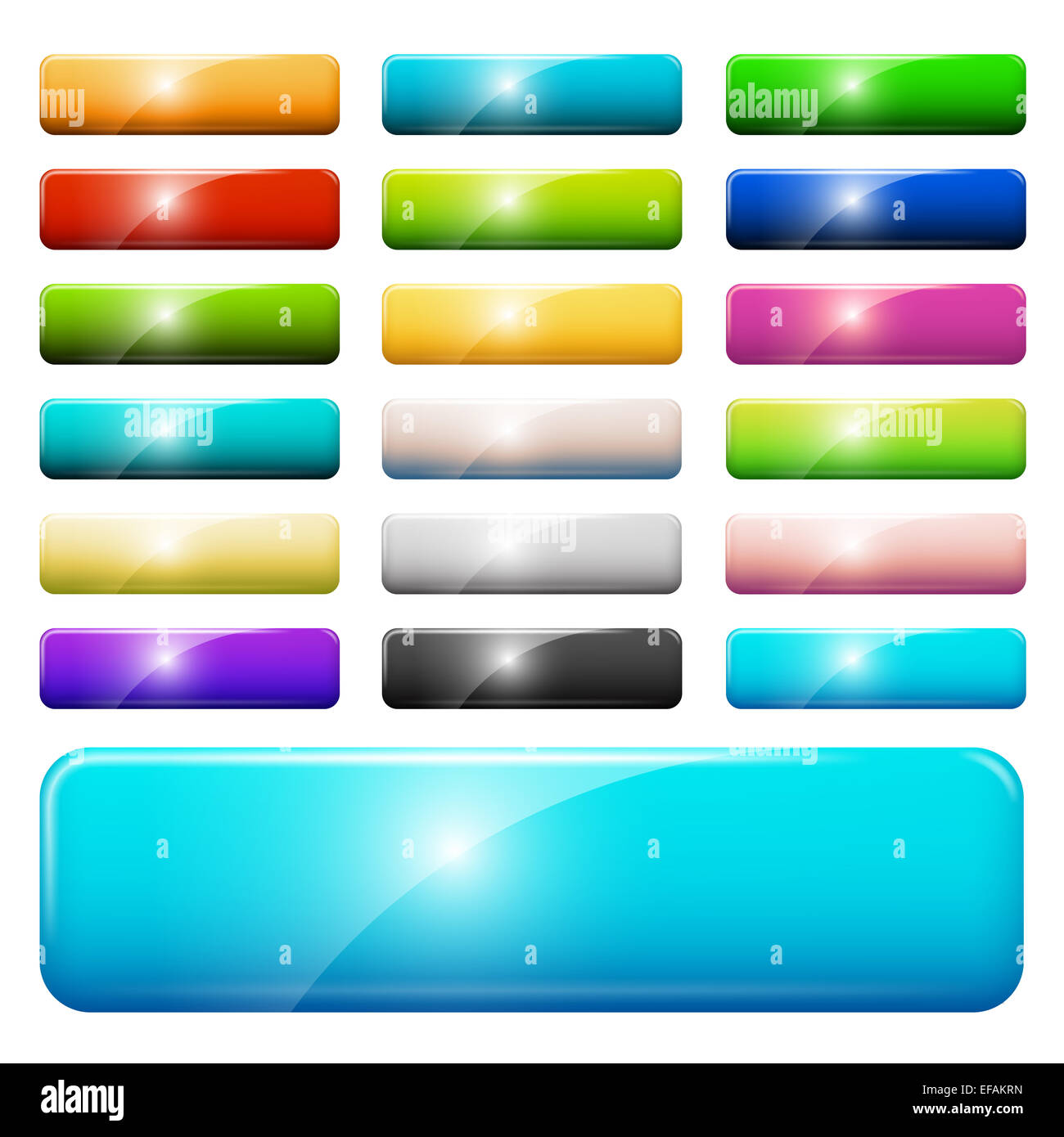 web buttons Stock Photo