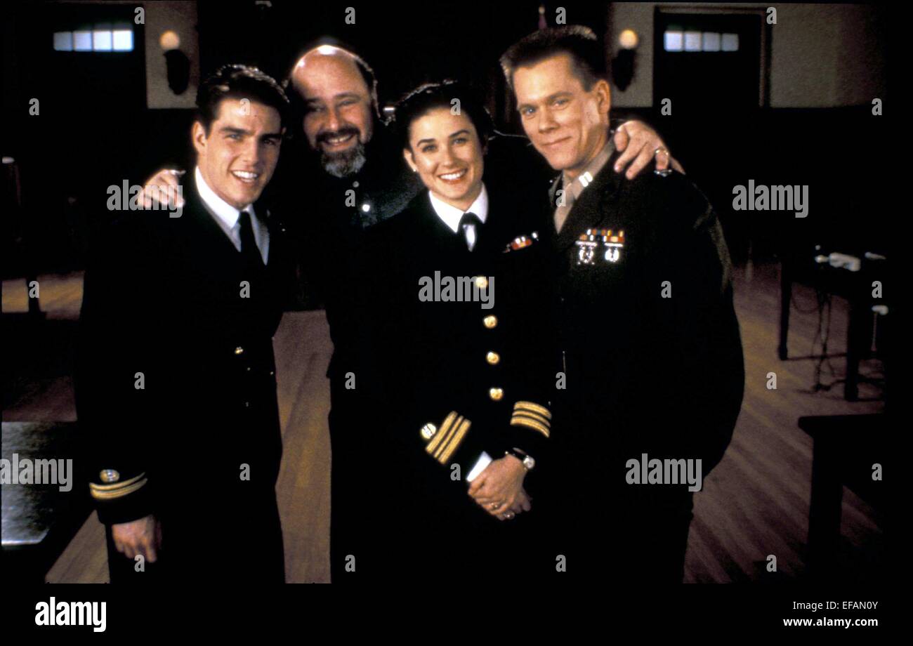 TOM CRUISE, ROB REINER, DEMI MOORE, KEVIN BACON, A FEW GOOD MEN, 1992 Stock  Photo - Alamy