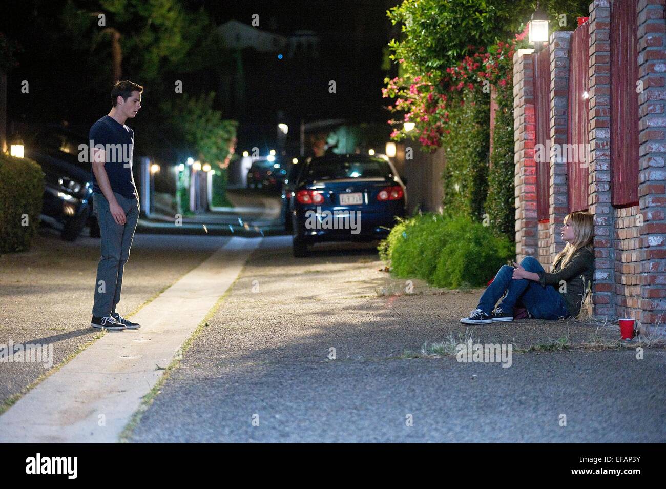 Dylan Obrien Jon Britt Robertson High Resolution Stock Photography and