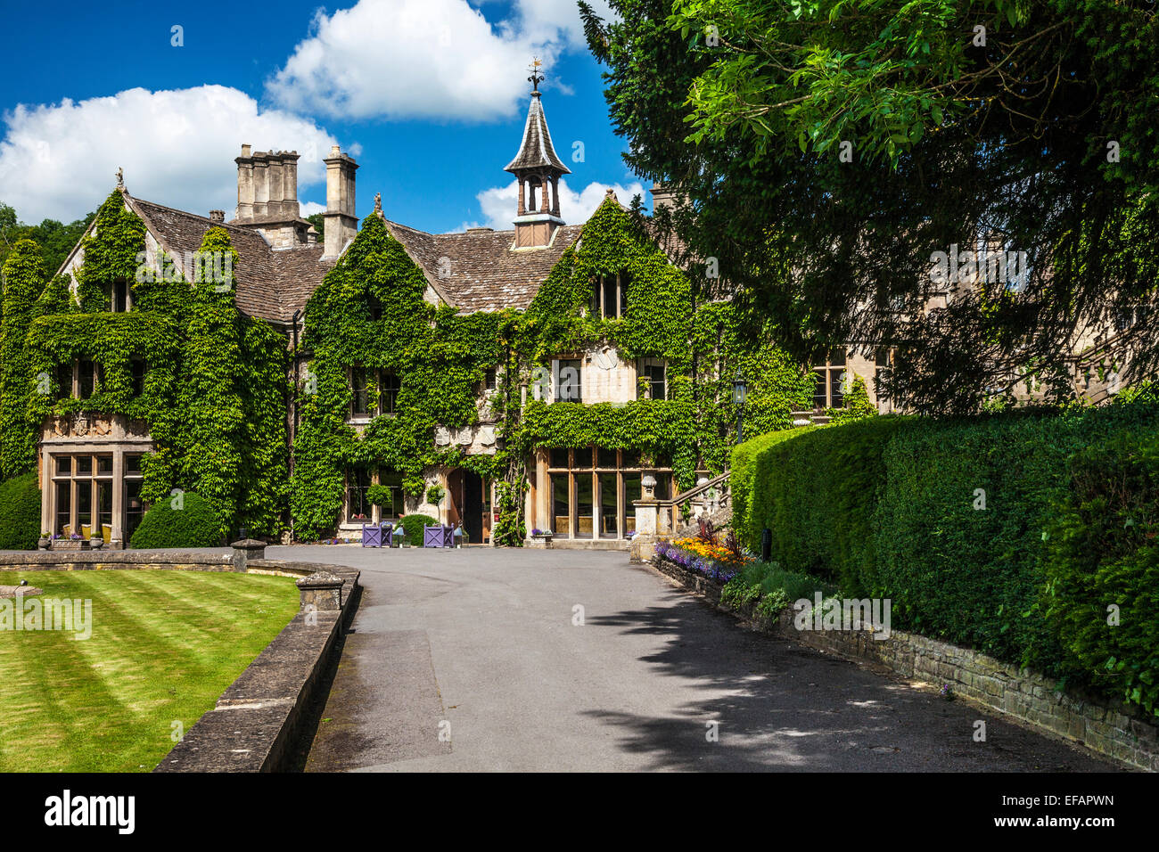 The Manor House Hotel in the Cotswold village of Castle Combe in