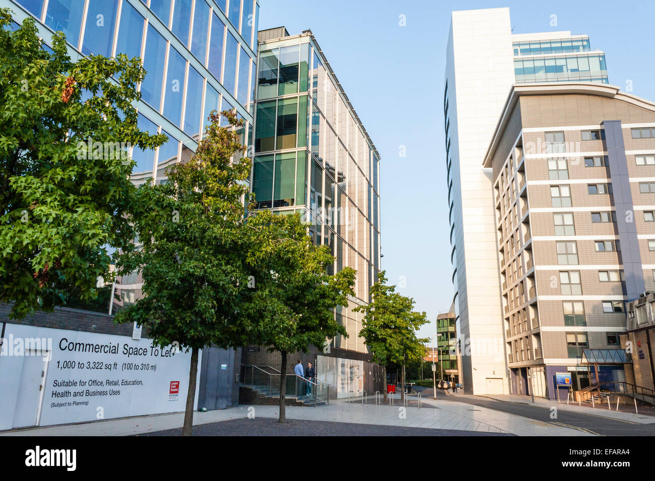 Town centre offices and apartments, Reading, Berkshire, England, GB, UK. Stock Photo
