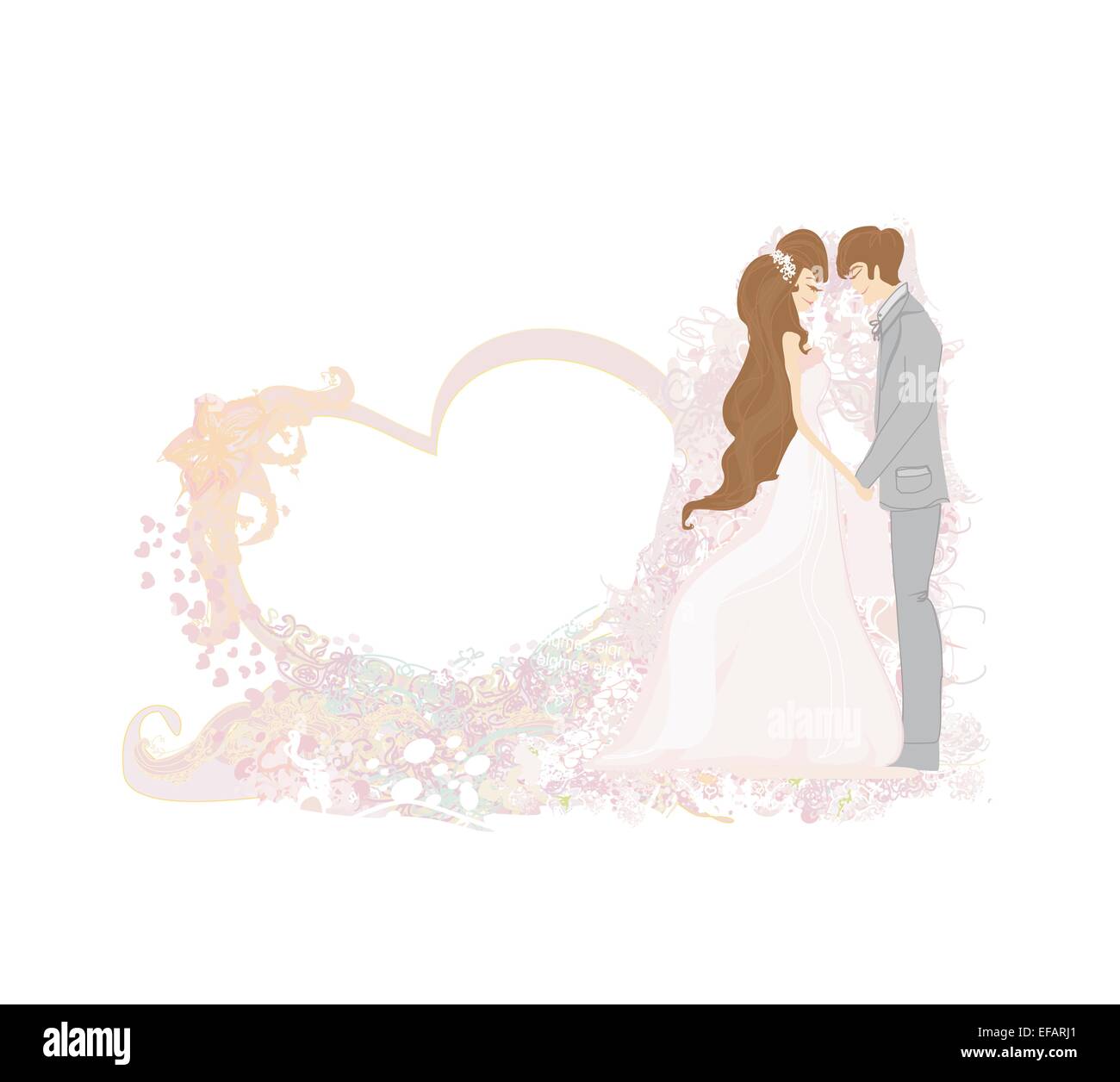 wedding dancing couple background Stock Vector Image & Art - Alamy