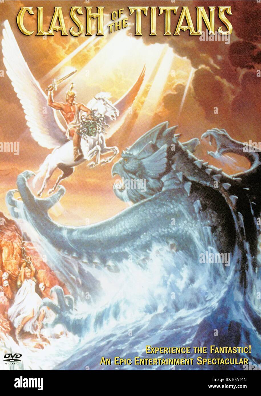 Movie Poster Clash Of The Titans 1981 Stock Photo Alamy