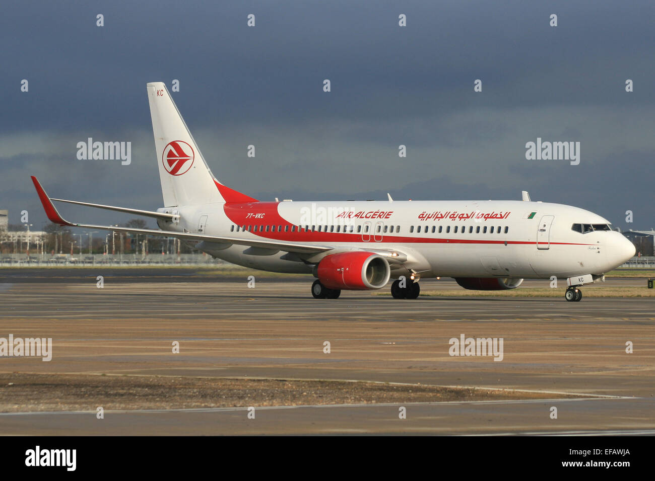 AIR ALGERIE 737 800 Stock Photo