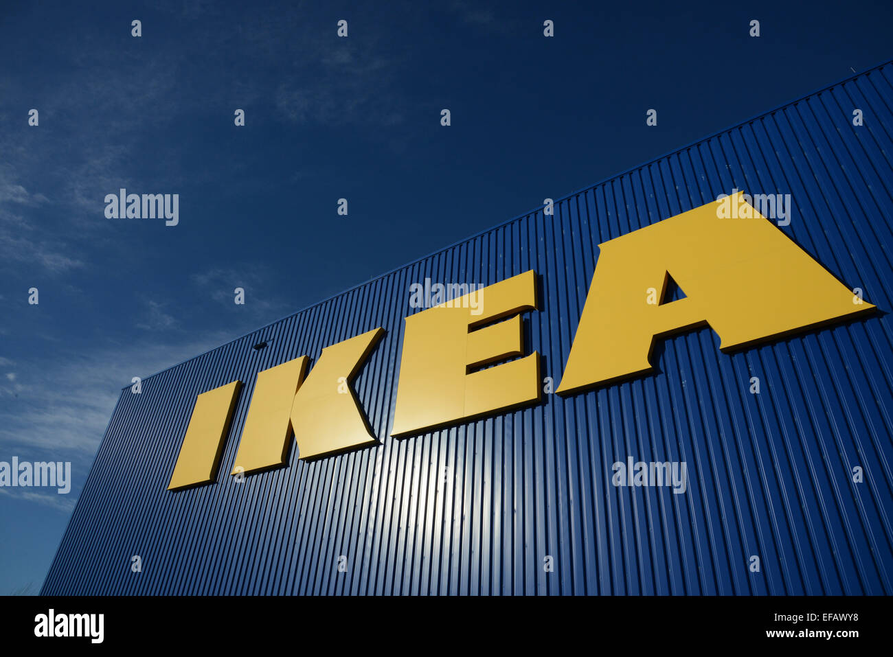 IKEA-store in Freiburg, Jan. 13, 2015. Stock Photo
