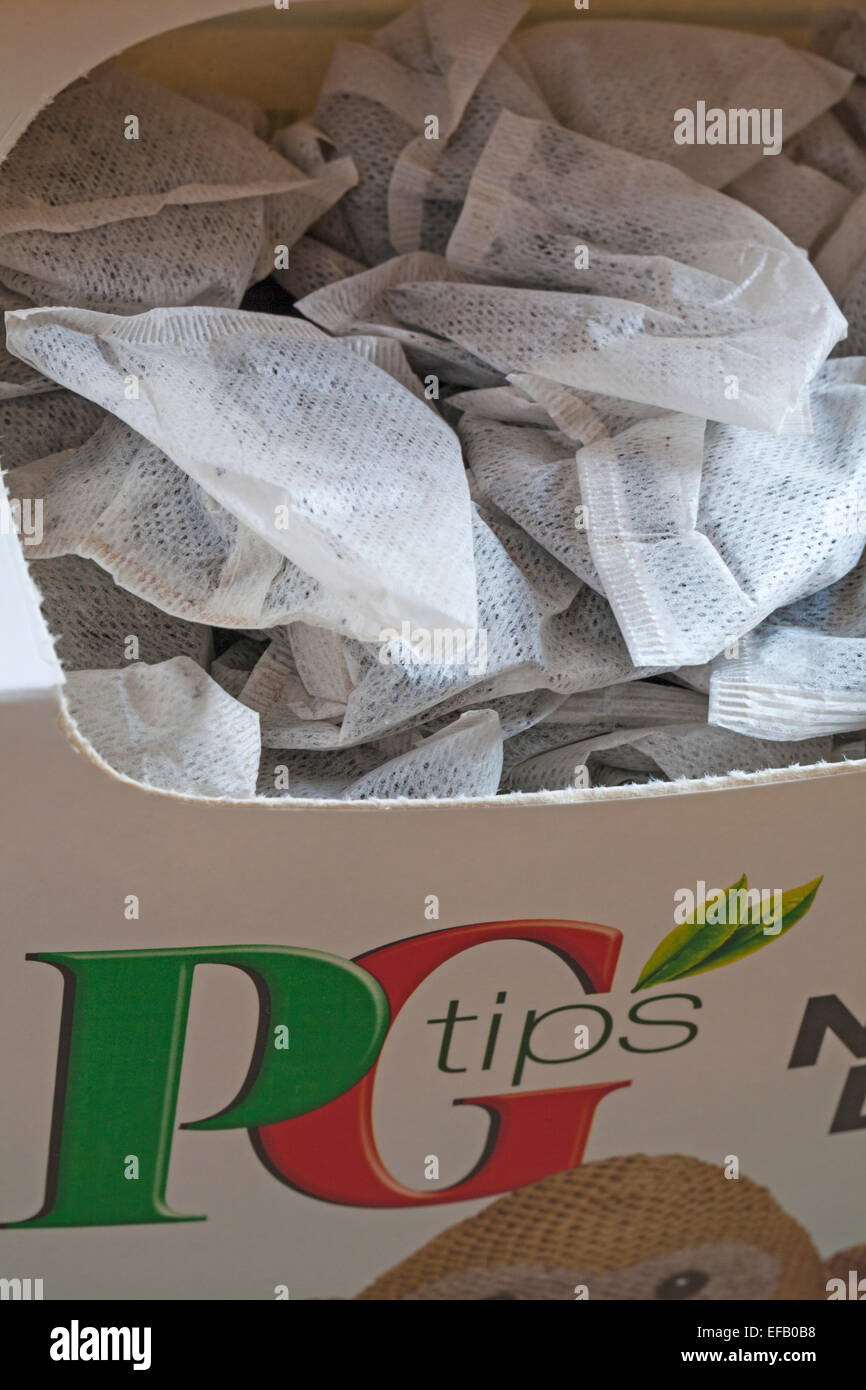 PG Tips té suelto hecha por Unilever Fotografía de stock - Alamy