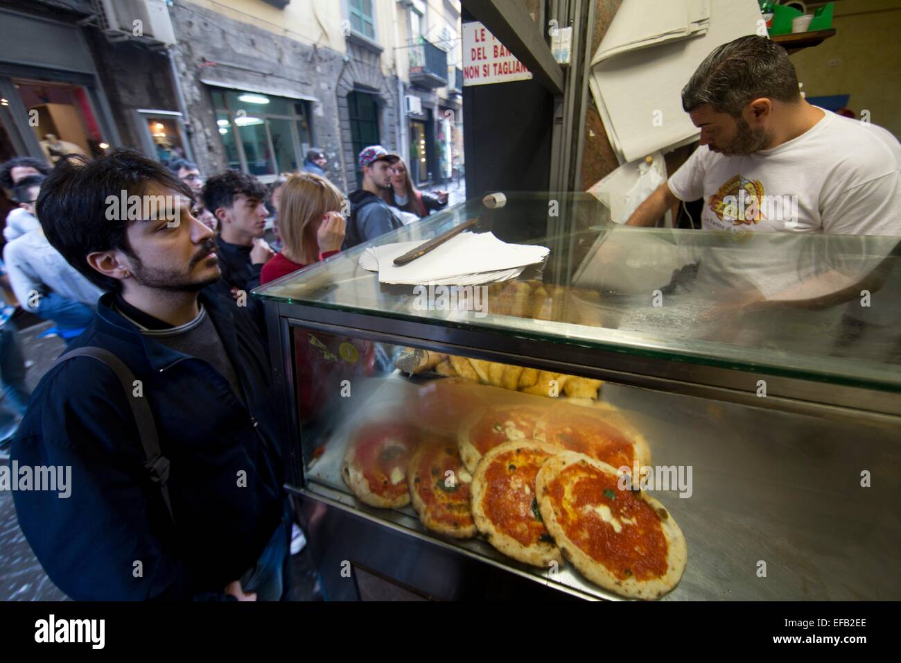 pizzaria Di Matteo in naples Stock Photo