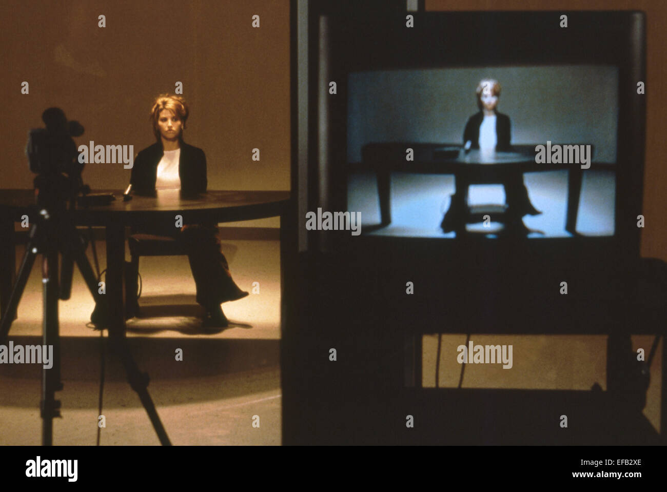 Face Off Gina Gershon 1997 Sasha Hassler High Resolution Stock