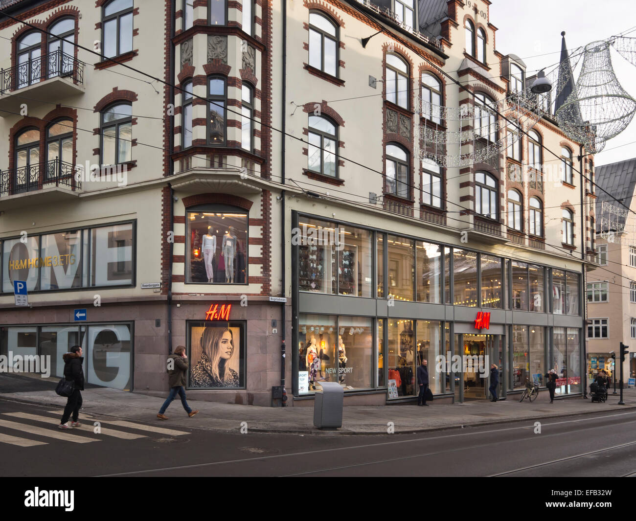 H&M storefront, Swedish and international fashion on sale in Bogstadveien  Oslo Norway Stock Photo - Alamy